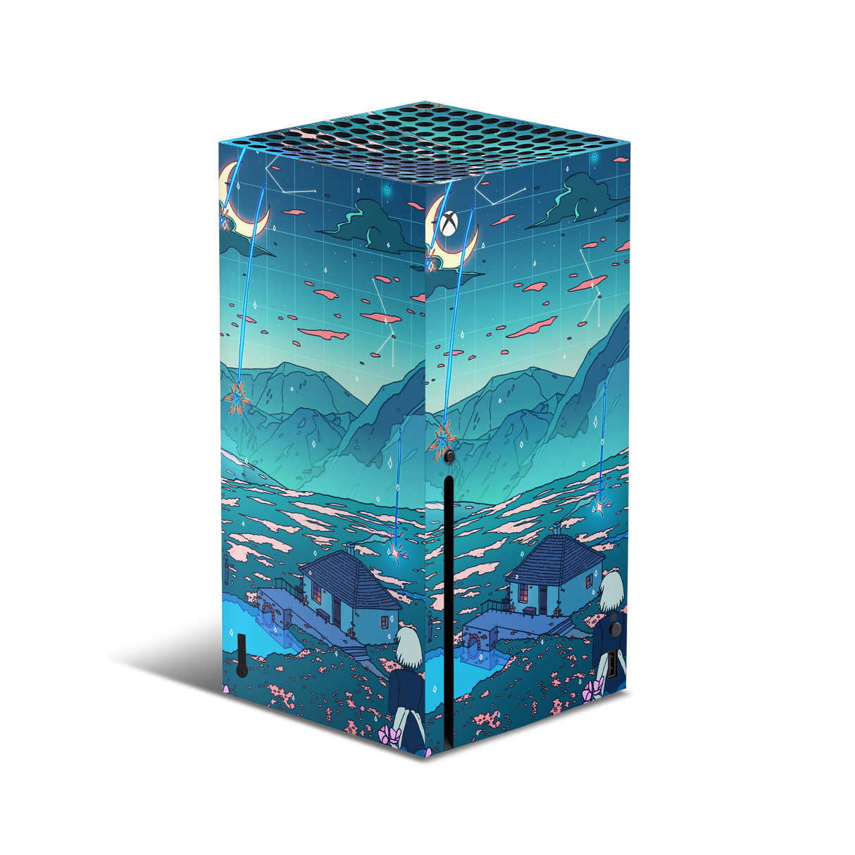 XBox Series X Skin Crystal Shower