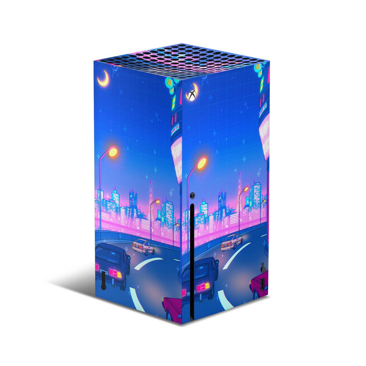 XBox Series X Skin Late Night Drive