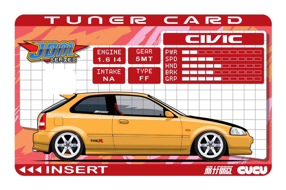 Tuner Card EK9 Civic (Y)