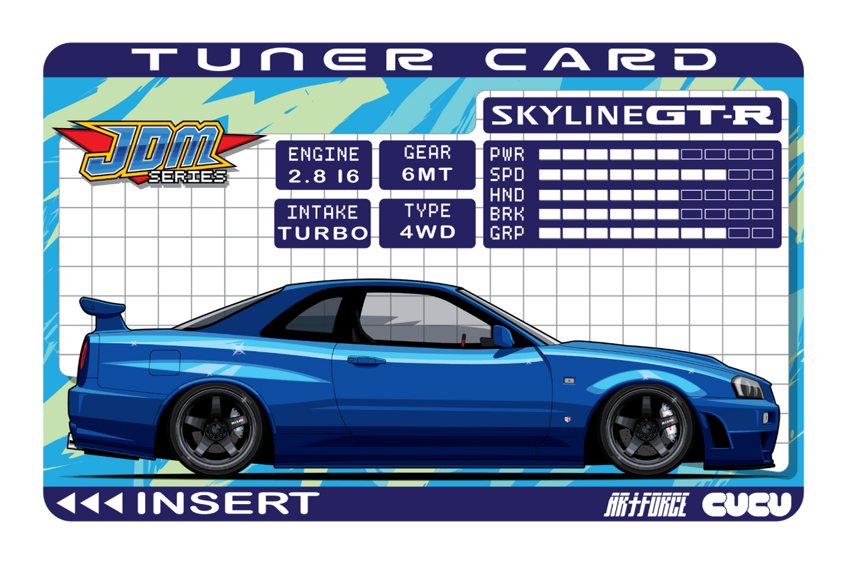 Tuner Card R34 GT-R