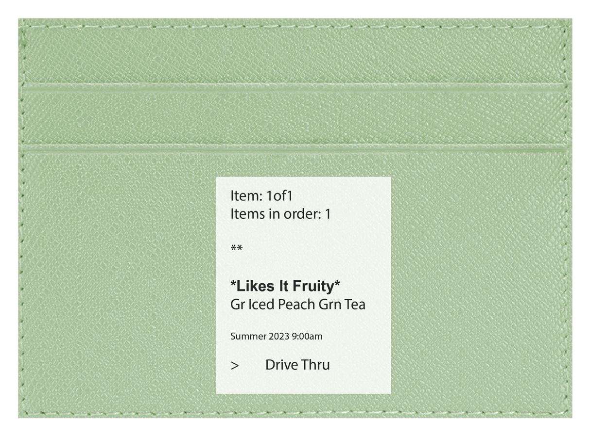 Iced Peach Green Tea