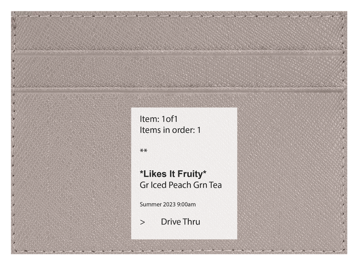 Iced Peach Green Tea