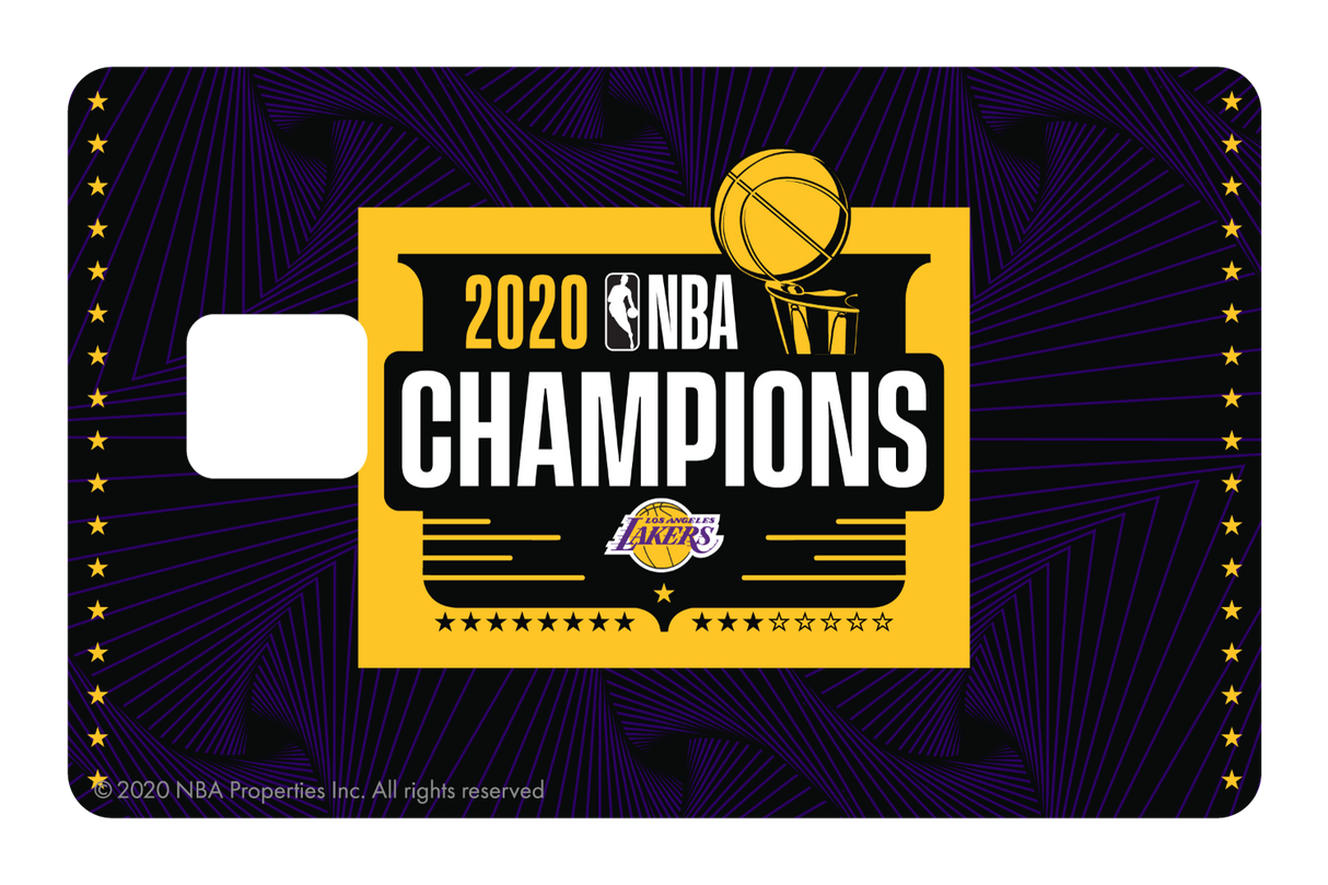 2020 NBA Champions: Los Angeles Lakers (B) - Card Covers - NBALAB - CUCU Covers