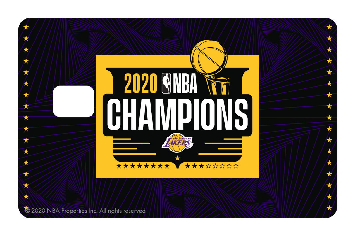 2020 NBA Champions: Los Angeles Lakers (B) - Card Covers - NBALAB - CUCU Covers