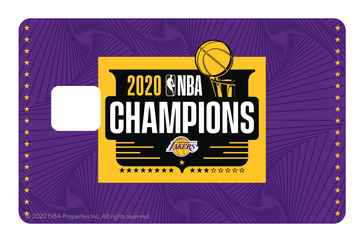 2020 NBA Champions: Los Angeles Lakers (P) - Card Covers - NBALAB - CUCU Covers