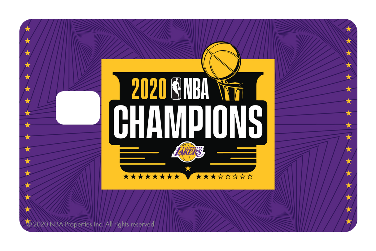 2020 NBA Champions: Los Angeles Lakers (P) - Card Covers - NBALAB - CUCU Covers