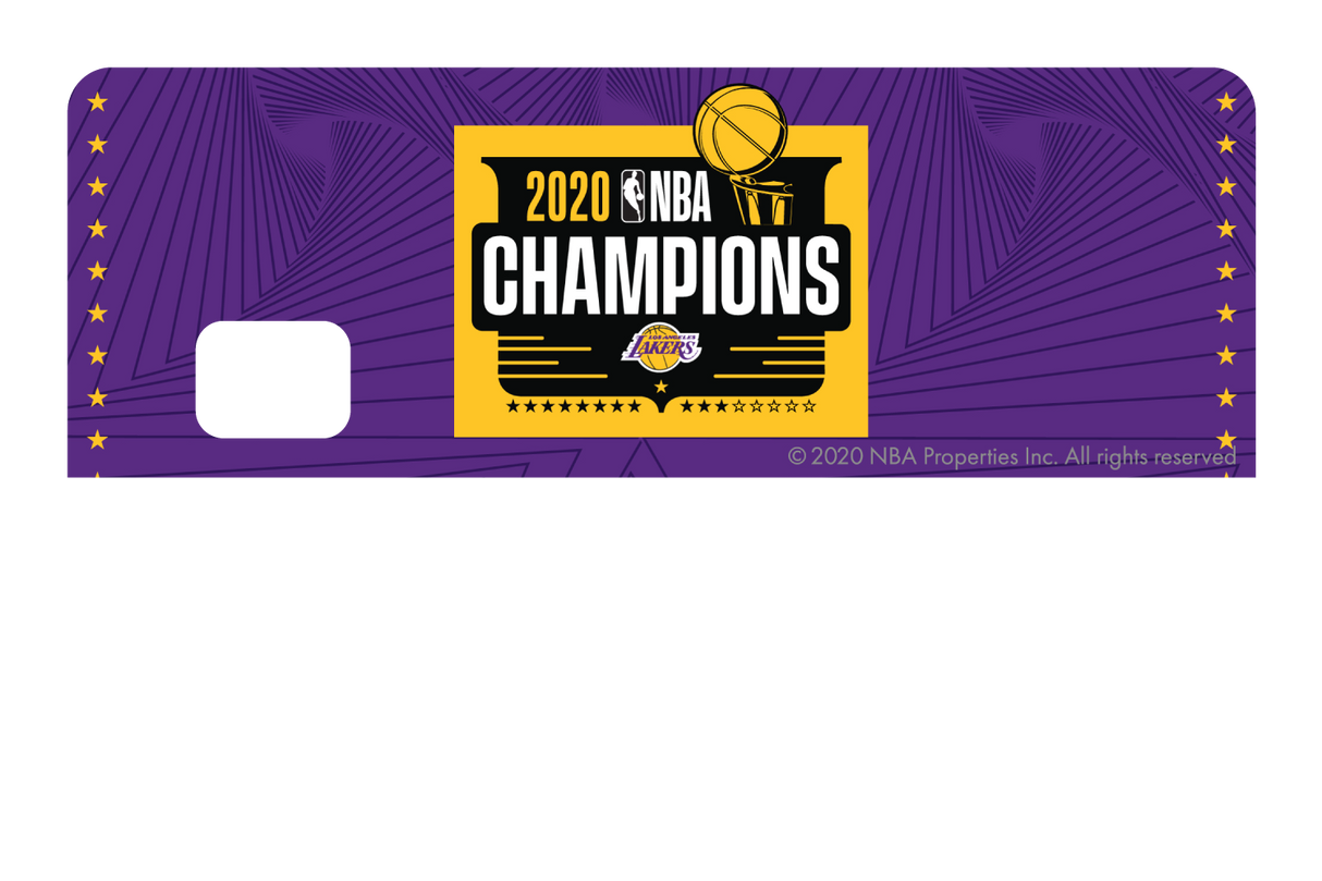 2020 NBA Champions: Los Angeles Lakers (P) - Card Covers - NBALAB - CUCU Covers