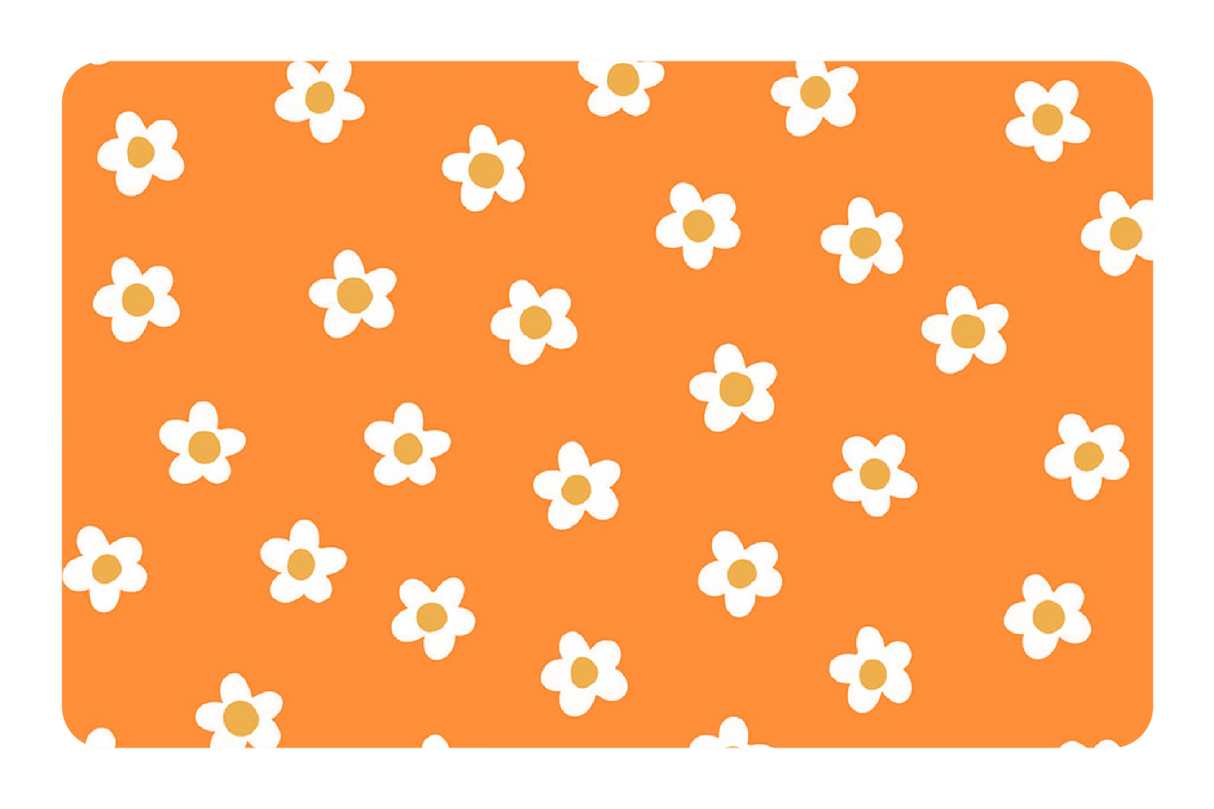 Orange Flowers - Card Covers - Charly Clements - CUCU Covers