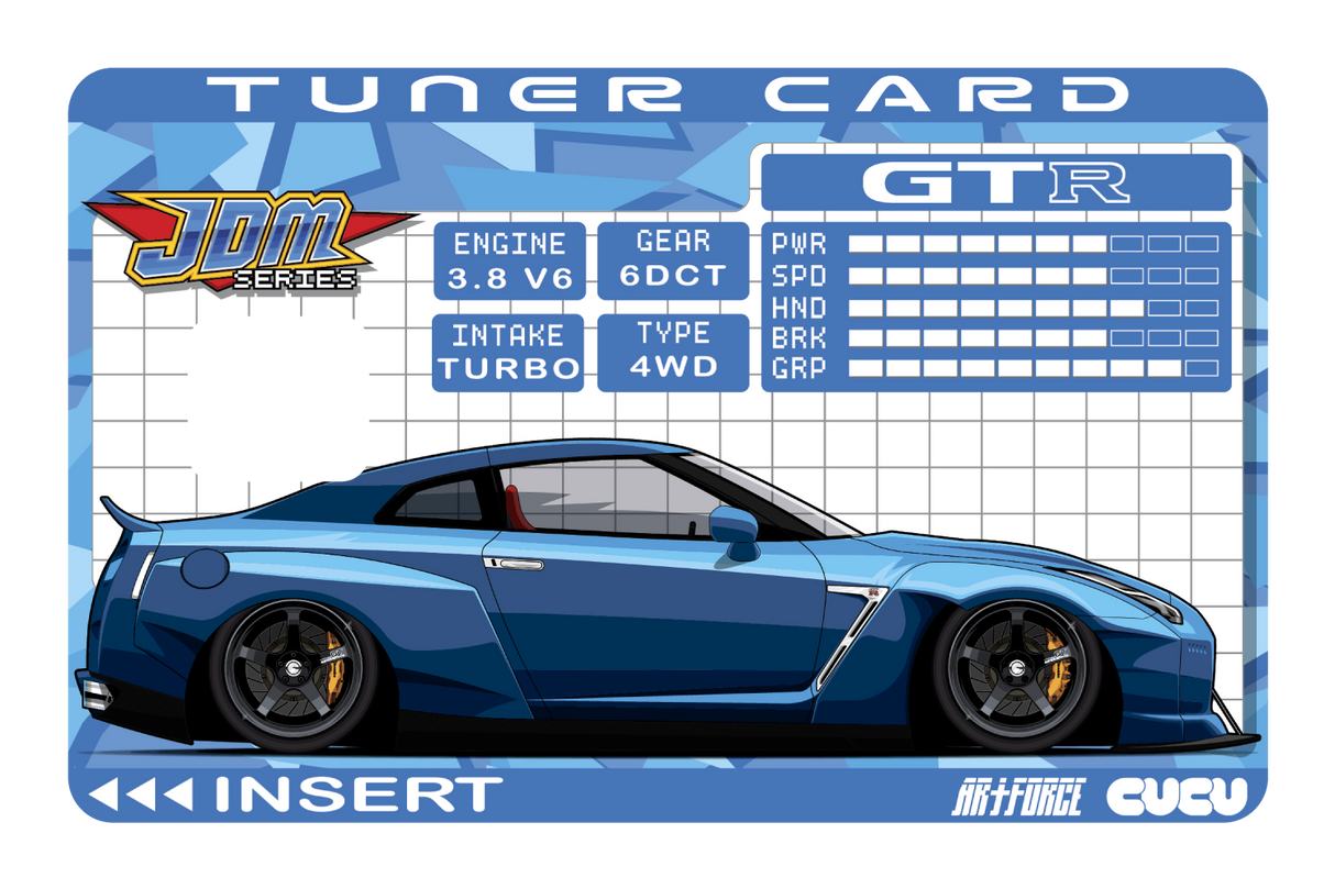R35 GTR Tuner Card - Card Covers - Artforce - CUCU Covers