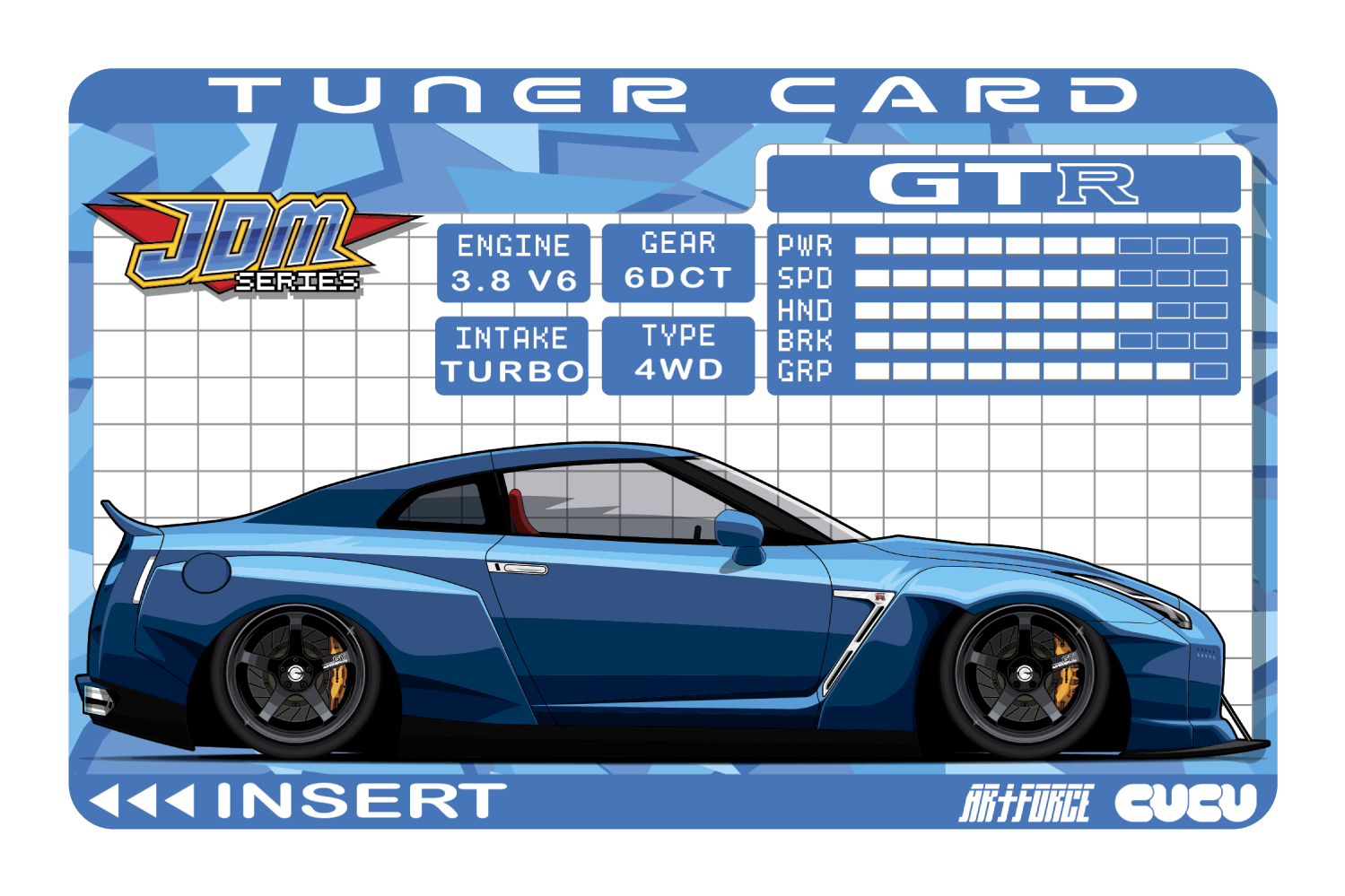 R35 GTR Tuner Card