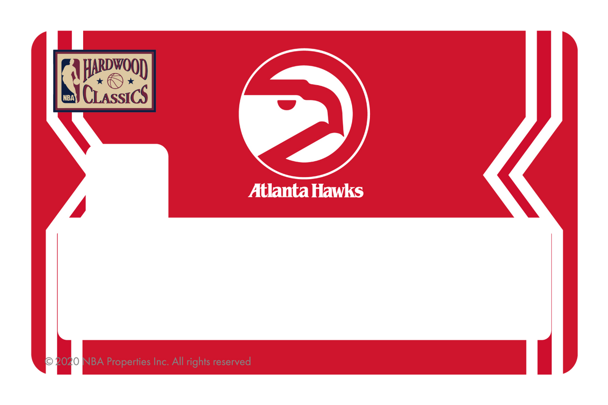 Atlanta Hawks: Away Warmups Hardwood Classics