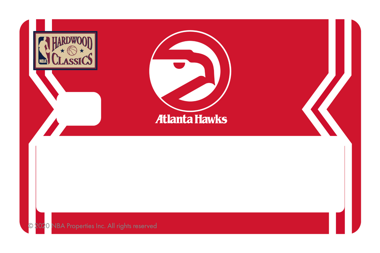 Atlanta Hawks: Away Warmups Hardwood Classics - Card Covers - NBALAB - CUCU Covers