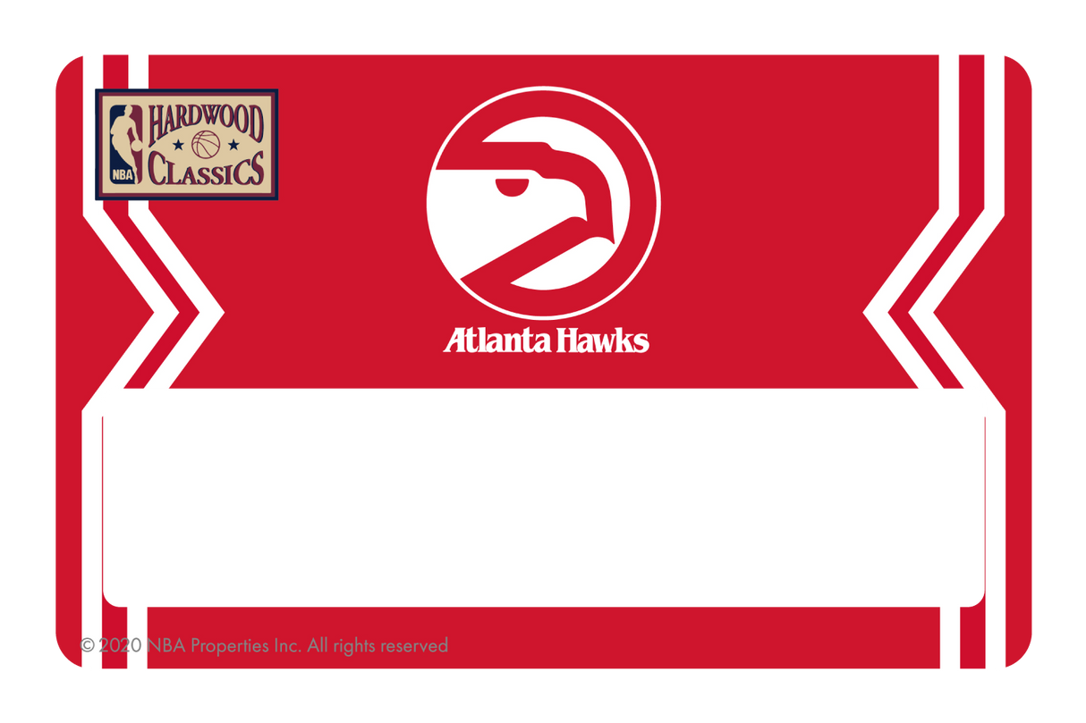 Atlanta Hawks: Away Warmups Hardwood Classics - Card Covers - NBALAB - CUCU Covers
