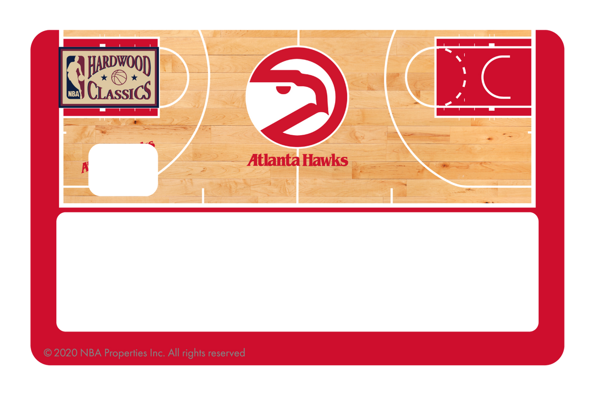 Atlanta Hawks: Retro Courtside Hardwood Classics - Card Covers - NBALAB - CUCU Covers