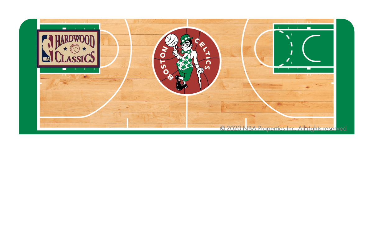 Boston Celtics: Retro Courtside Hardwood Classics