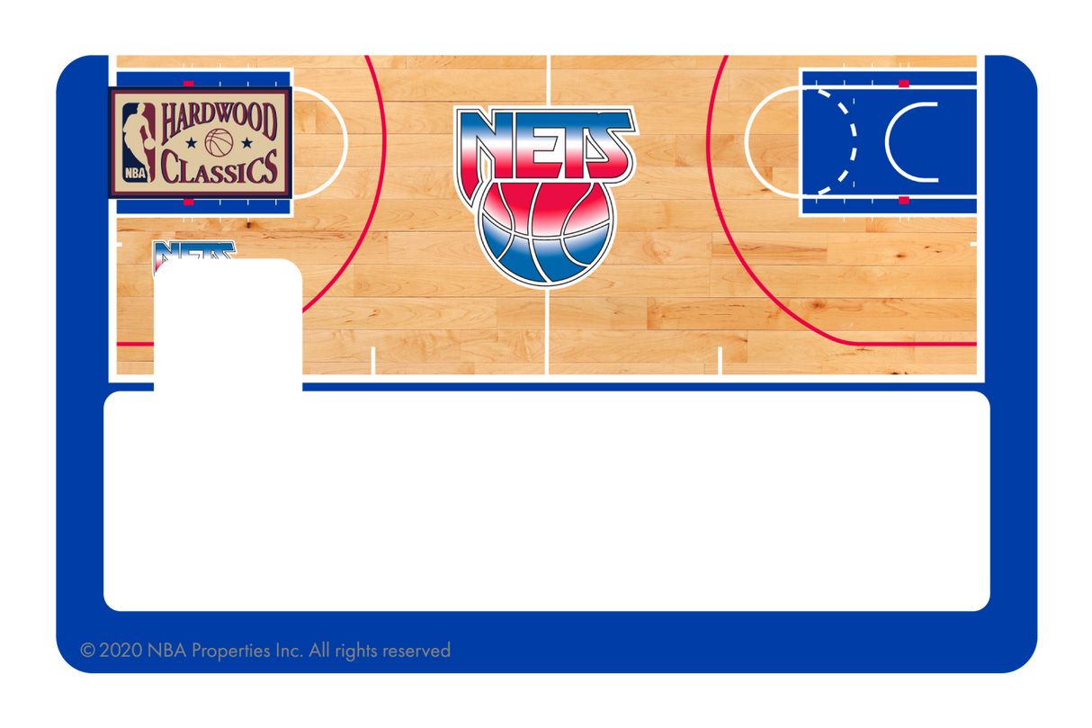 Brooklyn Nets: Retro Courtside Hardwood Classics - Card Covers - NBALAB - CUCU Covers