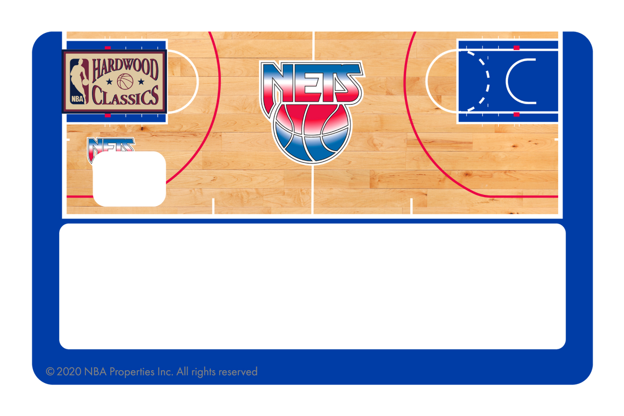 Brooklyn Nets: Retro Courtside Hardwood Classics - Card Covers - NBALAB - CUCU Covers