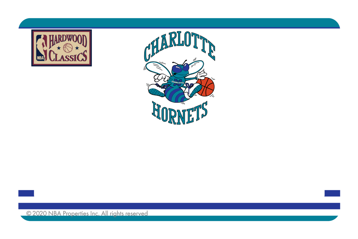 Charlotte Hornets: Home Warmups Hardwood Classics - Card Covers - NBALAB - CUCU Covers