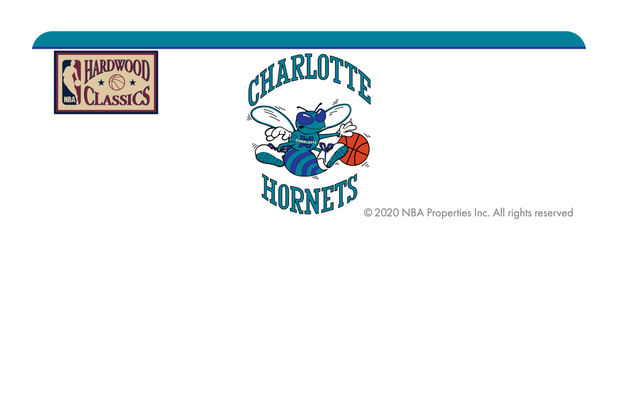 Charlotte Hornets: Home Warmups Hardwood Classics - Card Covers - NBALAB - CUCU Covers