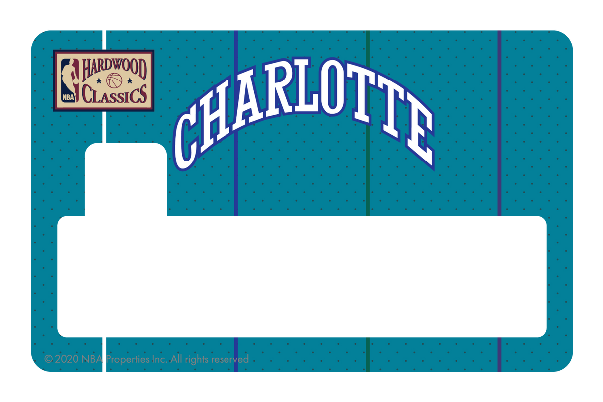 Charlotte Hornets: Away Hardwood Classics - Card Covers - NBALAB - CUCU Covers