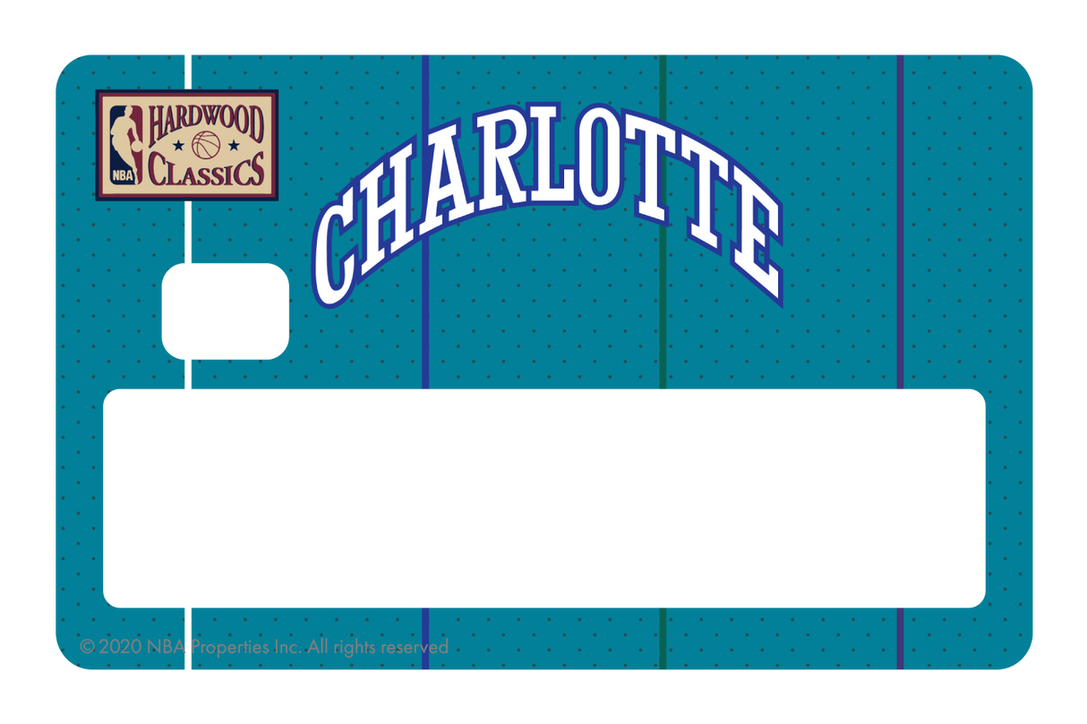 Charlotte Hornets: Away Hardwood Classics - Card Covers - NBALAB - CUCU Covers