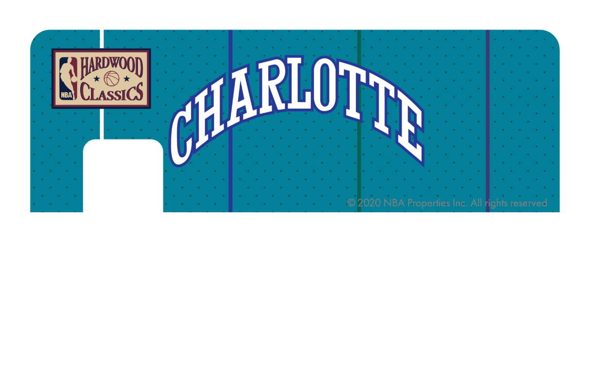 Charlotte Hornets: Away Hardwood Classics - Card Covers - NBALAB - CUCU Covers