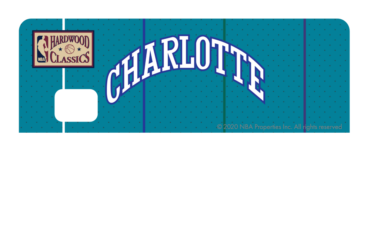 Charlotte Hornets: Away Hardwood Classics - Card Covers - NBALAB - CUCU Covers
