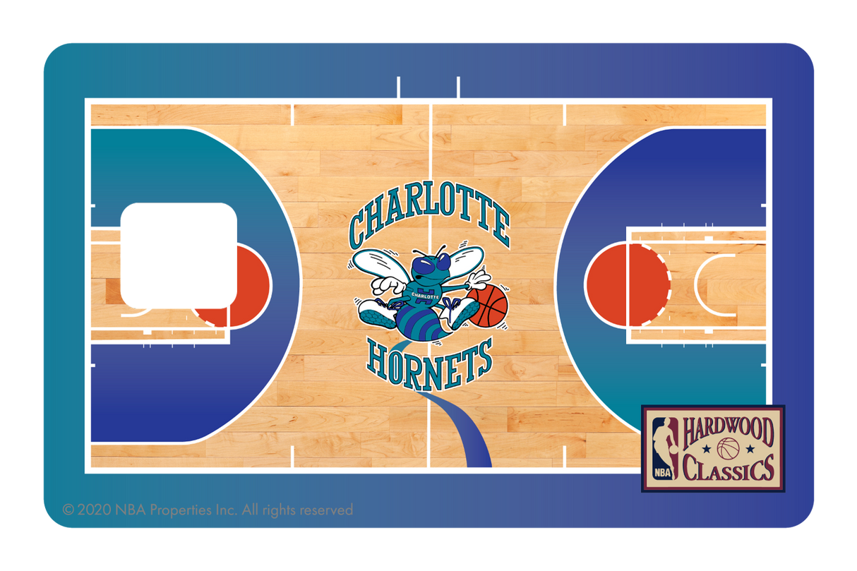 Charlotte Hornets: Retro Courtside Hardwood Classics - Card Covers - NBALAB - CUCU Covers