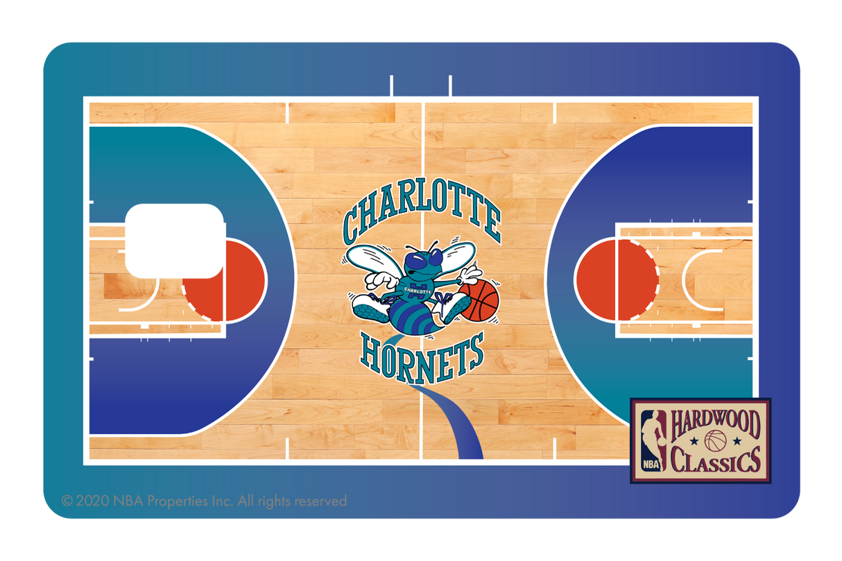 Charlotte Hornets: Retro Courtside Hardwood Classics - Card Covers - NBALAB - CUCU Covers