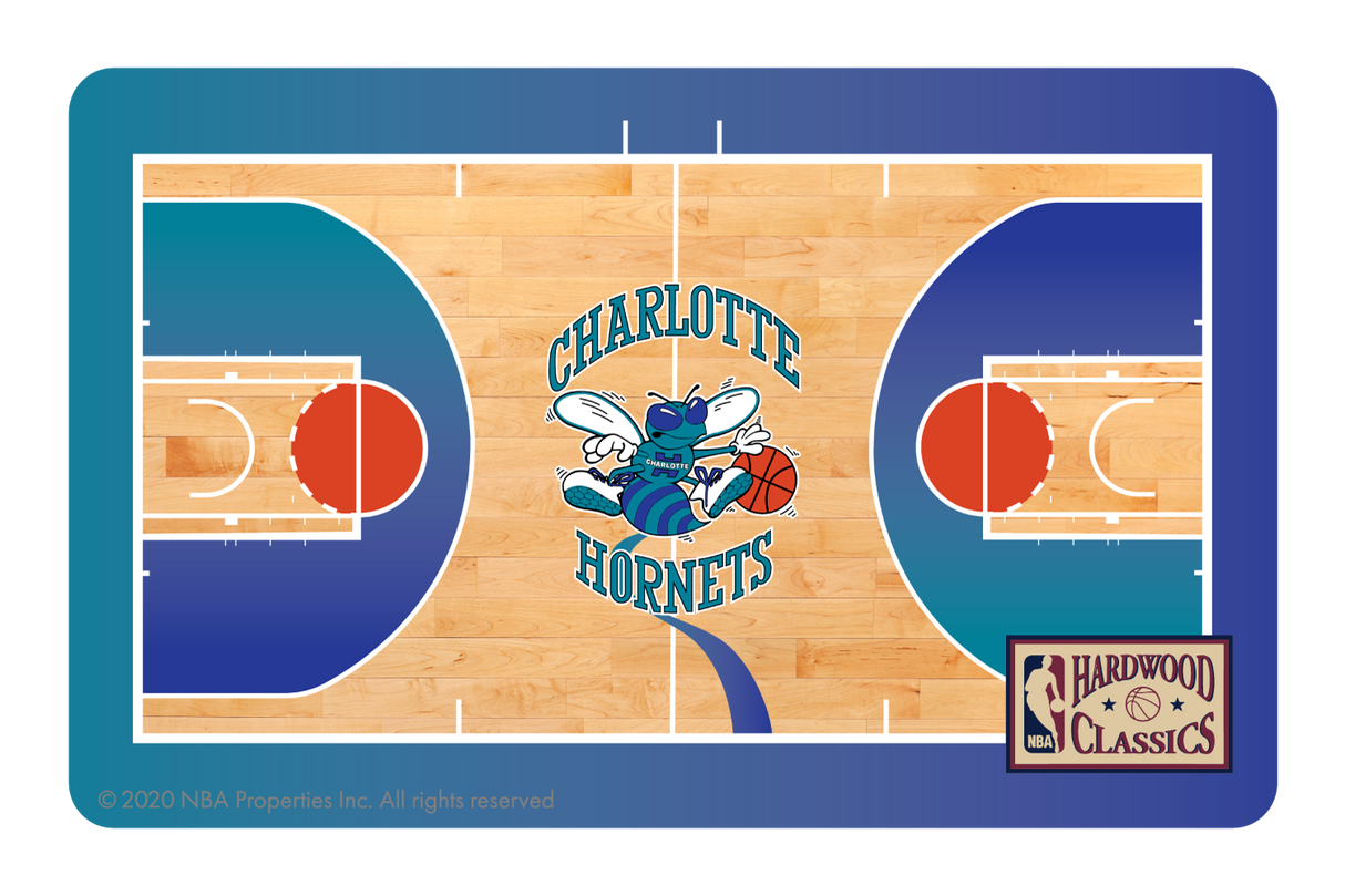 Charlotte Hornets: Retro Courtside Hardwood Classics - Card Covers - NBALAB - CUCU Covers