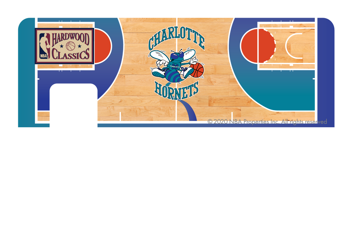 Charlotte Hornets: Retro Courtside Hardwood Classics - Card Covers - NBALAB - CUCU Covers