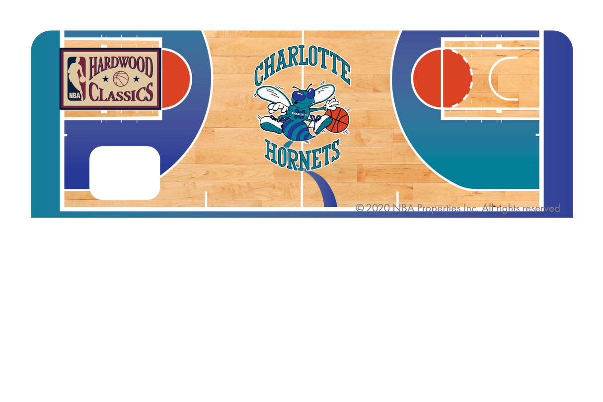Charlotte Hornets: Retro Courtside Hardwood Classics - Card Covers - NBALAB - CUCU Covers