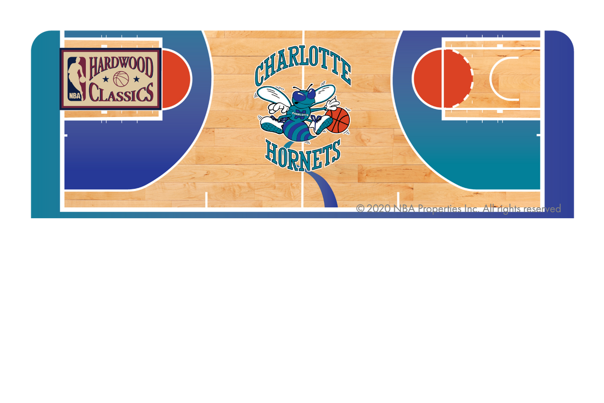 Charlotte Hornets: Retro Courtside Hardwood Classics - Card Covers - NBALAB - CUCU Covers