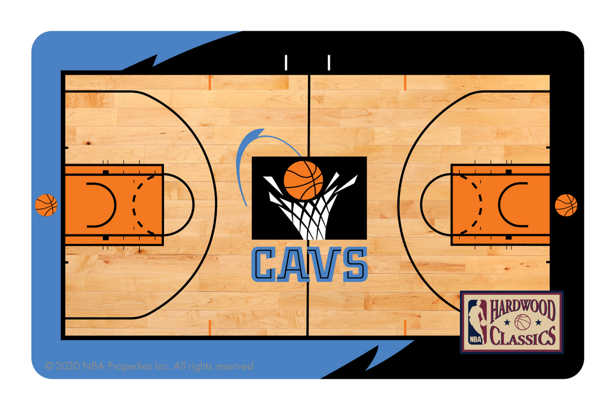 Cleveland Cavaliers: Retro Courtside Hardwood Classics - Card Covers - NBALAB - CUCU Covers