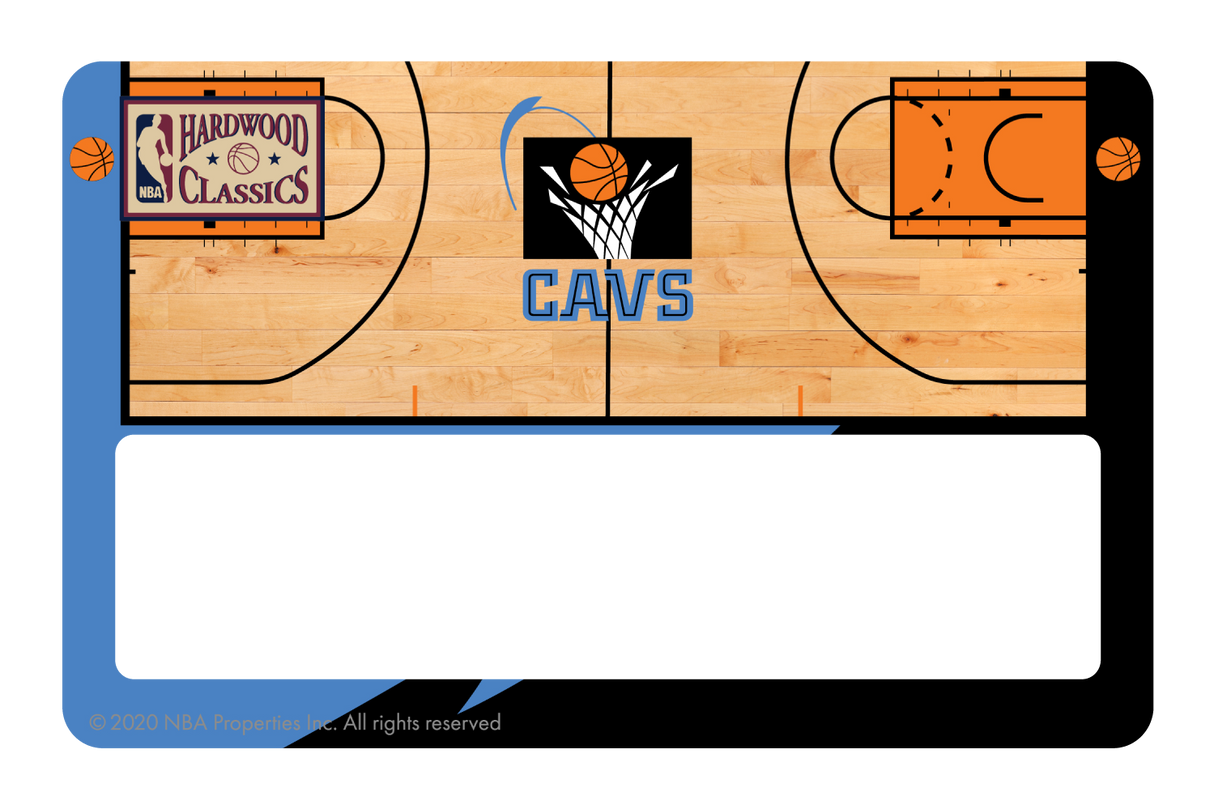 Cleveland Cavaliers: Retro Courtside Hardwood Classics - Card Covers - NBALAB - CUCU Covers