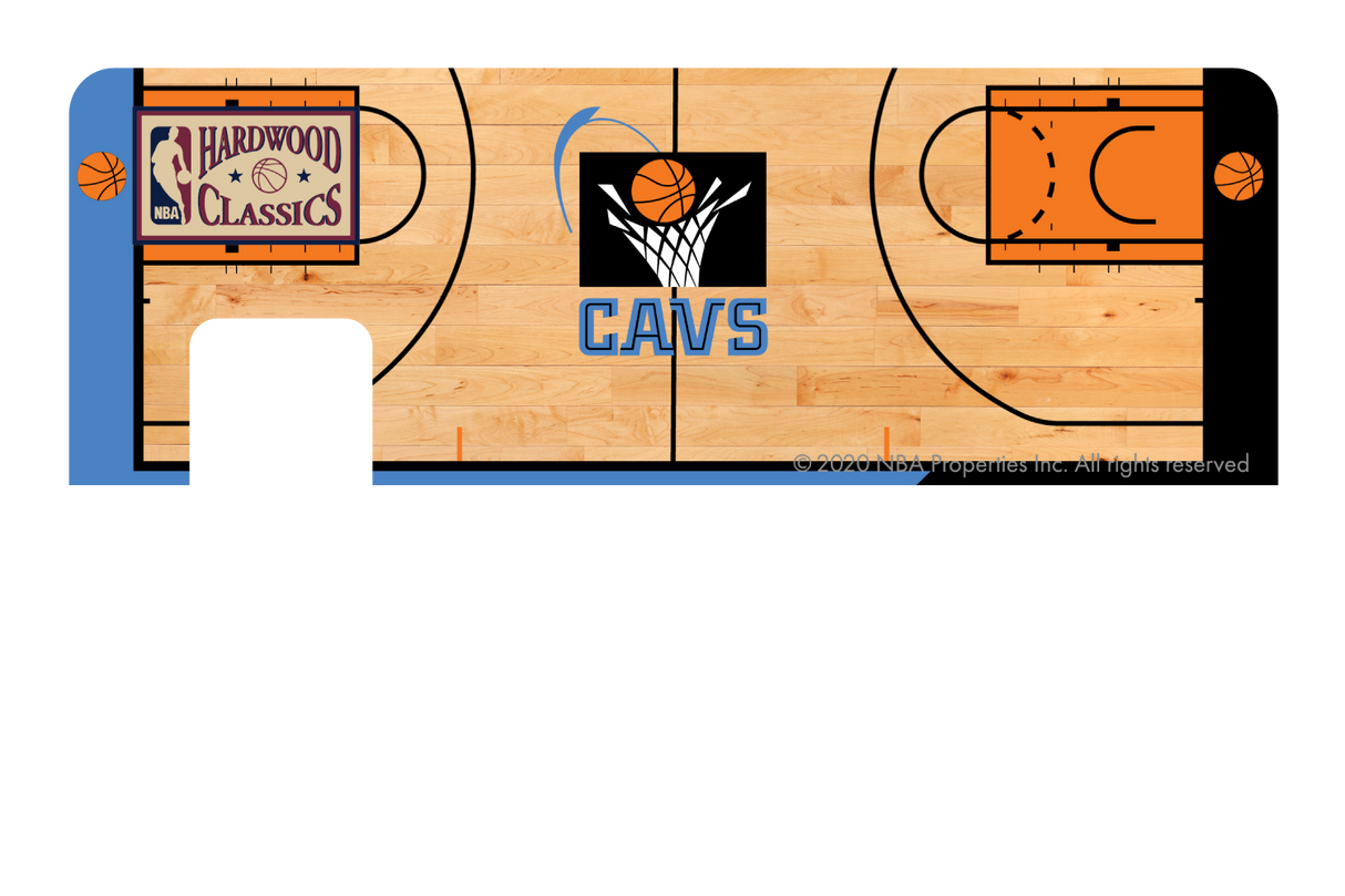 Cleveland Cavaliers: Retro Courtside Hardwood Classics - Card Covers - NBALAB - CUCU Covers