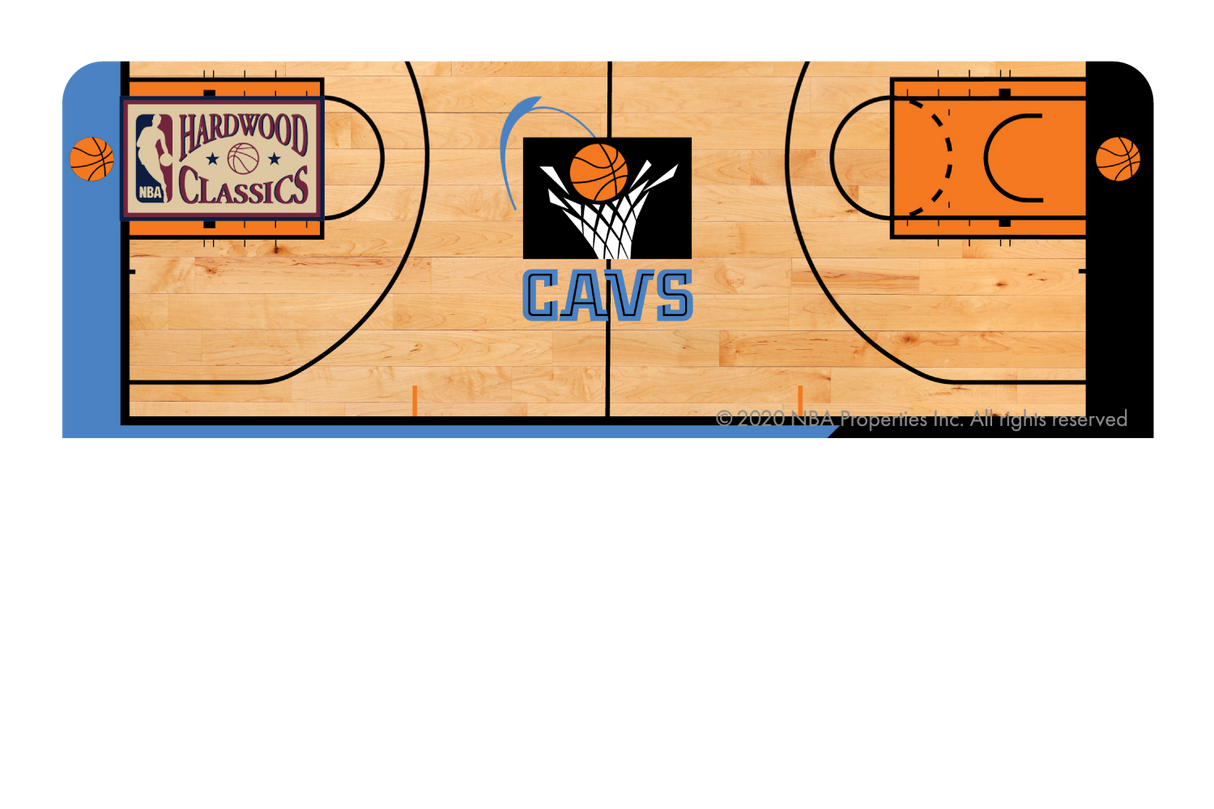 Cleveland Cavaliers: Retro Courtside Hardwood Classics - Card Covers - NBALAB - CUCU Covers