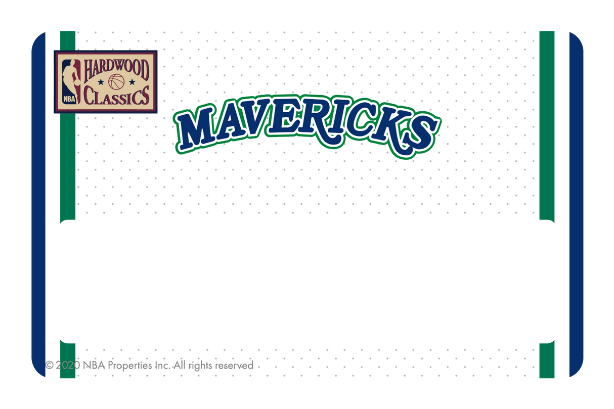 Dallas Mavericks: Home Hardwood Classics - Card Covers - NBALAB - CUCU Covers