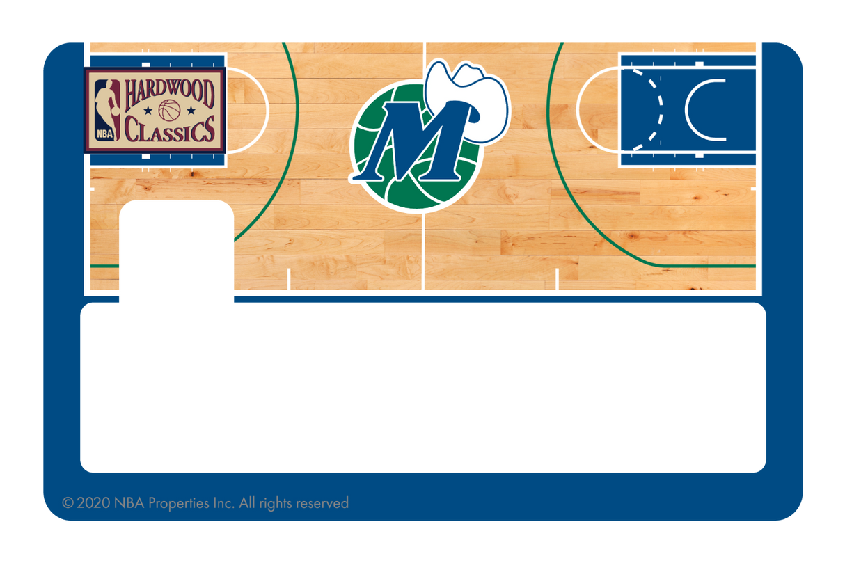 Dallas Mavericks: Retro Courtside Hardwood Classics - Card Covers - NBALAB - CUCU Covers