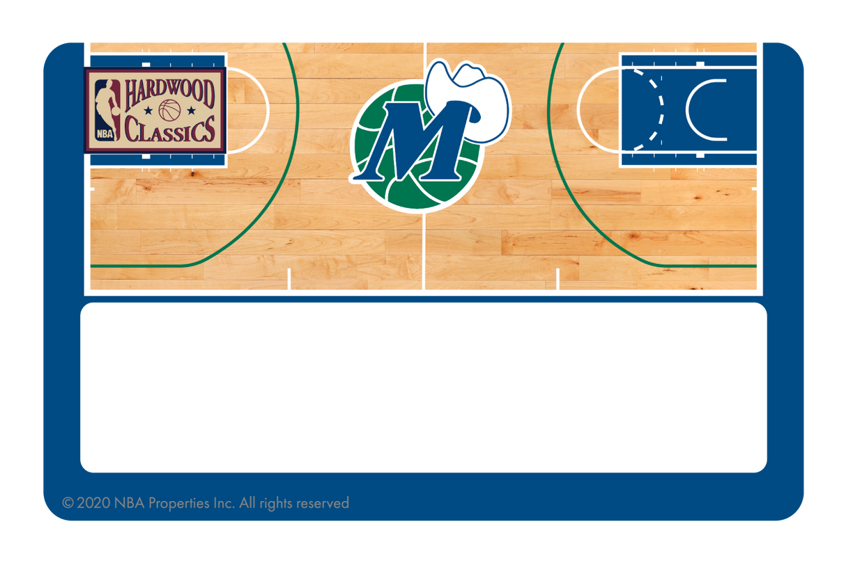 Dallas Mavericks: Retro Courtside Hardwood Classics - Card Covers - NBALAB - CUCU Covers