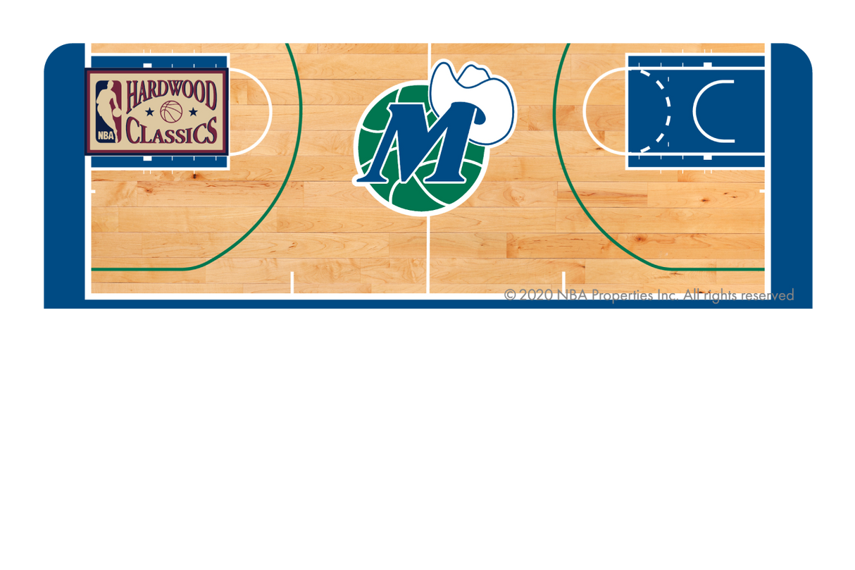 Dallas Mavericks: Retro Courtside Hardwood Classics - Card Covers - NBALAB - CUCU Covers
