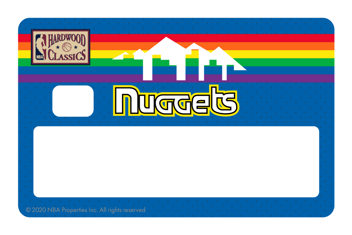 Denver Nuggets: Away Hardwood Classics - Card Covers - NBALAB - CUCU Covers