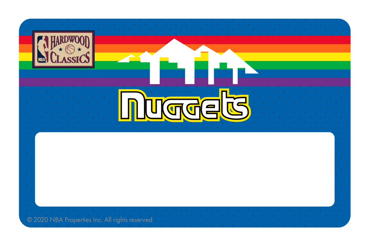Denver Nuggets: Away Hardwood Classics - Card Covers - NBALAB - CUCU Covers