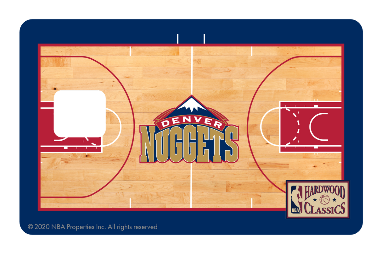 Denver Nuggets: Retro Courtside Hardwood Classics - Card Covers - NBALAB - CUCU Covers