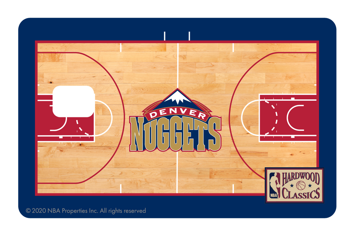 Denver Nuggets: Retro Courtside Hardwood Classics - Card Covers - NBALAB - CUCU Covers