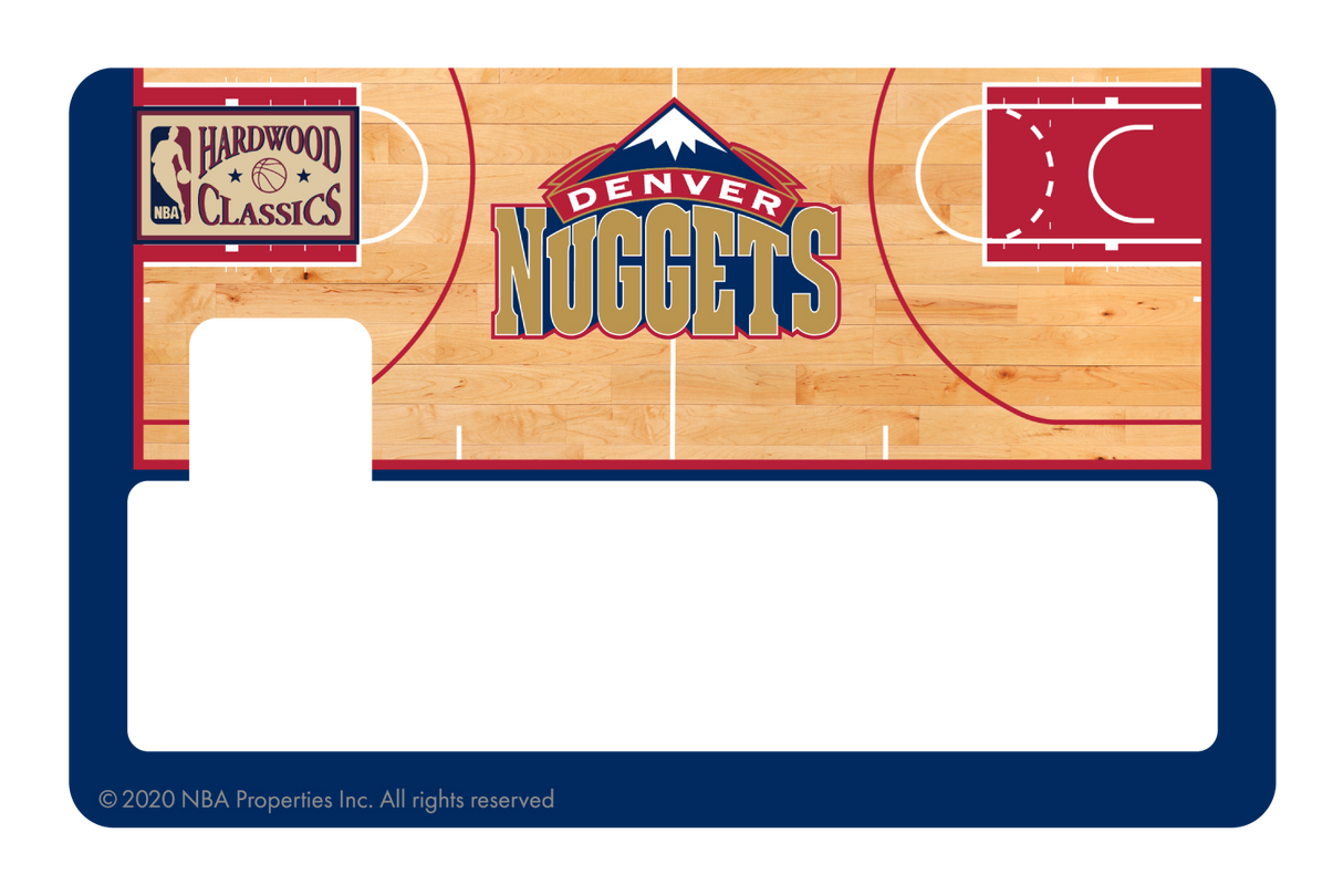 Denver Nuggets: Retro Courtside Hardwood Classics - Card Covers - NBALAB - CUCU Covers