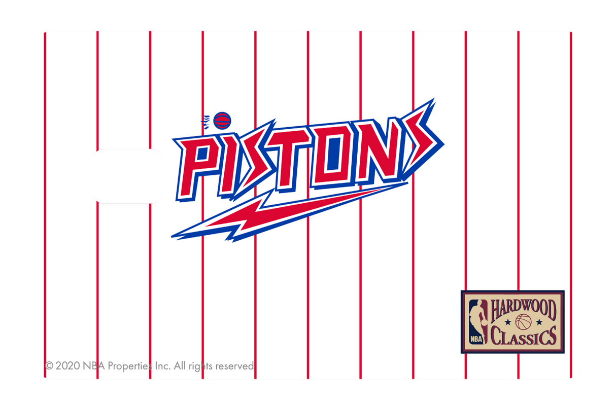 Detroit Pistons: Home Warmups Hardwood Classics - Card Covers - NBALAB - CUCU Covers
