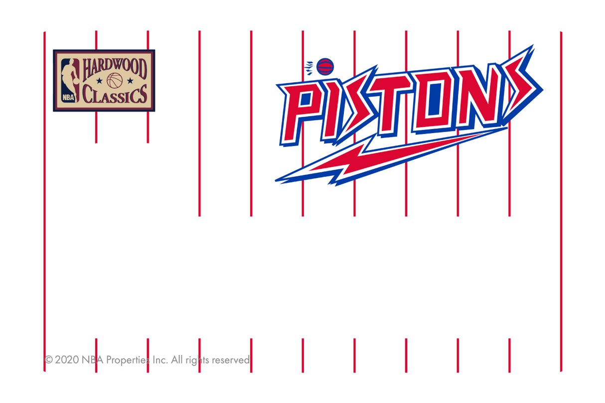 Detroit Pistons: Home Warmups Hardwood Classics - Card Covers - NBALAB - CUCU Covers