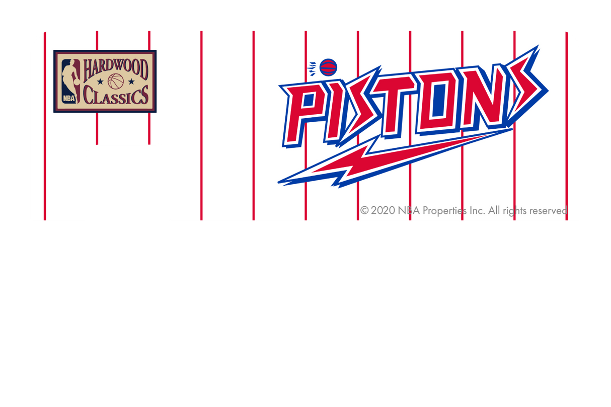Detroit Pistons: Home Warmups Hardwood Classics - Card Covers - NBALAB - CUCU Covers