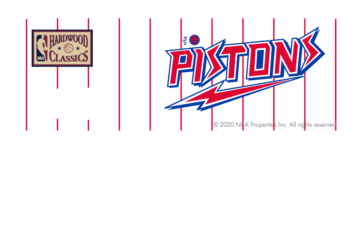 Detroit Pistons: Home Warmups Hardwood Classics - Card Covers - NBALAB - CUCU Covers